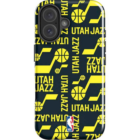 NBA Utah Jazz Blast iPhone 16 Plus Impact Case